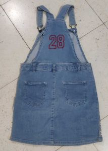 Denim Dungaree Dress