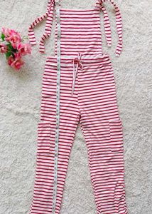 Striped Jumpsuit