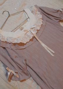 Cute Ruffle Collar Top