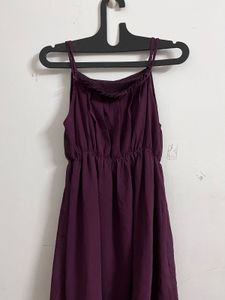 Elegant Purple Sundress