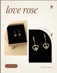 Love Rose Earrings