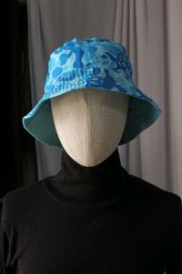 Blue Camo Bucket Hat