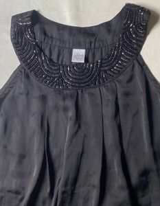 Black Beaded Top