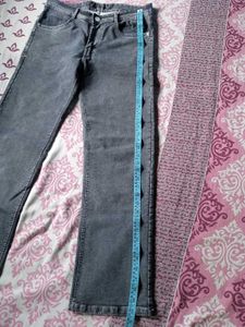 Acid Wash Black Jeans