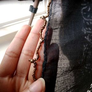 Black Pure Cotton Dupatta