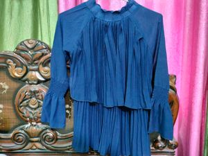 Blue Long Top