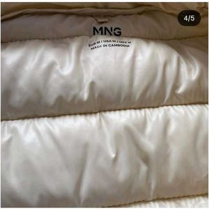 Original Mango Beige Padded Jacket