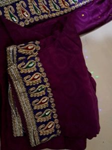 Purple Color Saree