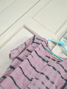 Stylish Pink Printed Kurta