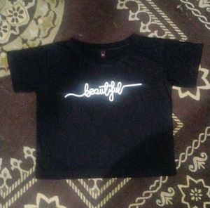 black 🖤"Beautiful" Graphic Tee
