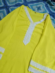 Pakistani Yellow Kurti