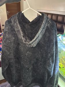 Brand New Printed Charcoal Hoodie