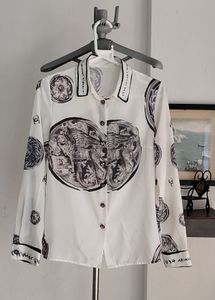 Chanel Print Button Up Shirt