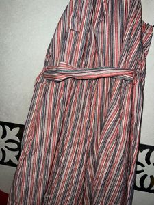 Striped Halter Jumpsuit