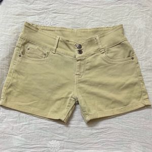 Cream White Shorts