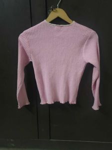 KOREAN RIBBED PINK💗 TOP