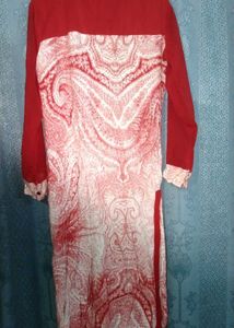Red Paisley Blouse