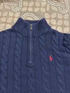 Ralph Lauren Cable Knit Quater Zip