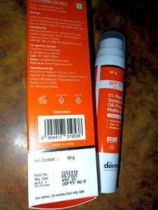 Derma Co Serum and Sunscreen