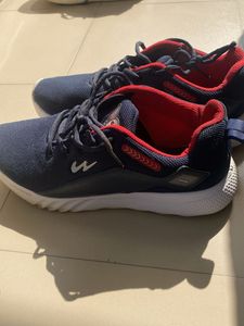Super Comfortable Navy Blue-Red Campus Sport Shoes