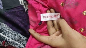 Pink Printed Double Layered Kurti