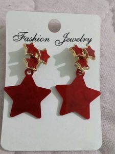 Star Drop Earrings