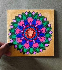 Canvas Mandala Painting
