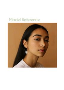 White Daisy Earring Hoops🤍🪽