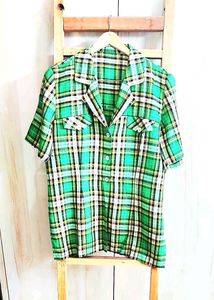 Green Colour Shirt Size-36