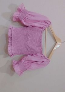 LAVENDER CROP TOP