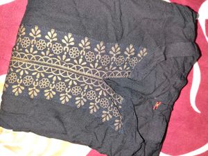 Elegant Black Short  Kurti