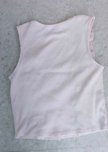 Cute Pink Ruffle Top