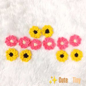 crochet flowers 🌸🌸₹500/-for 20 flower