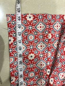 Red Printed Kurta