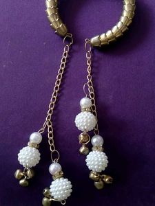 Gold &amp; Pearl Bridal Kaleera