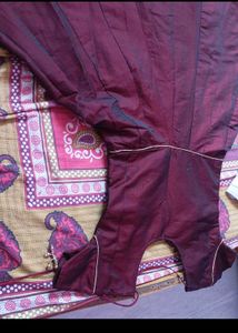 Elegant Maroon Embroidered Blouse