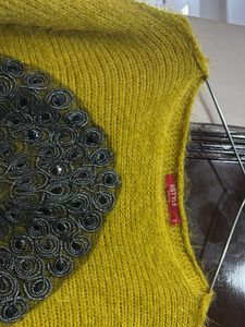 Embroidery Peacock Top