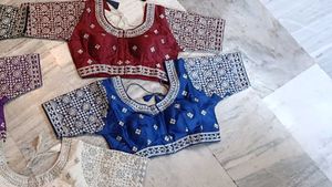Pick Any 3 Silver Heavy Blouse