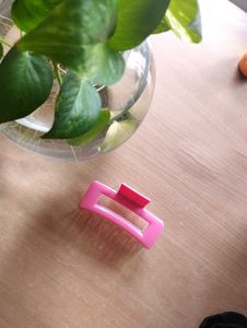 Pink Hair Claw Clip