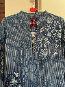 Blue kurti For women