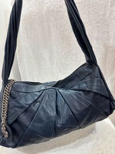 Blue Leather Bag