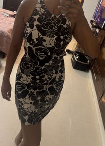 Zara Floral Print Mini Dress