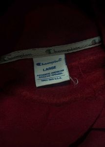 Champion Maroon unisex hoodie