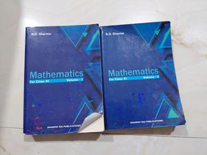 R D Sharma Class 11 Books Maths Vol I & II