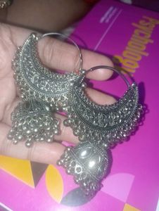 Oxidised Black Earings