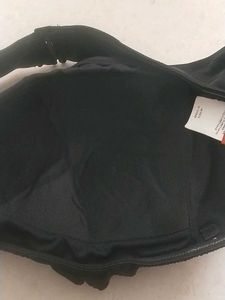 XL Black Ruffled Bikini Top(Joe Fresh)
