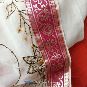 Chiffon Jardousi Saree..