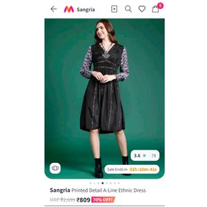 Sangria Black Dress