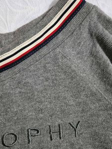 V Neck Sweatshirt