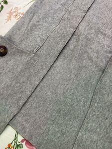 Zara Grey Textured Jacket